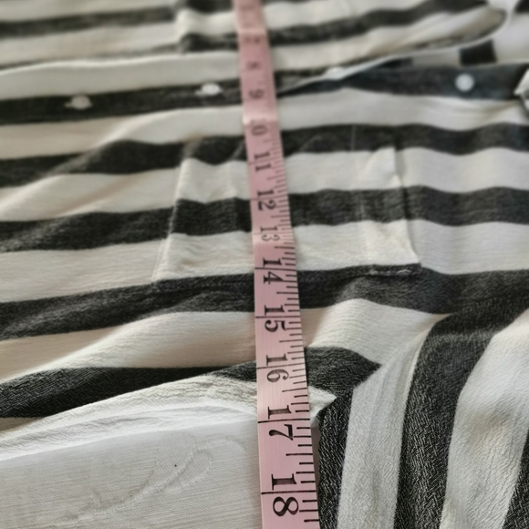 BP Gray Striped Button Down Shirt Size Xs - Picture 5 of 7